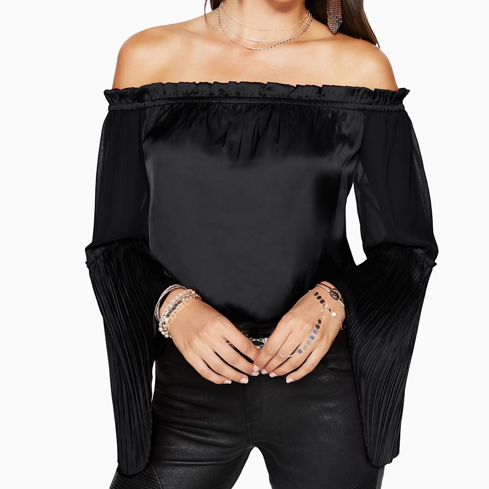 Ramy Brook Coralie Flare Sleeve Blouse –– NWT